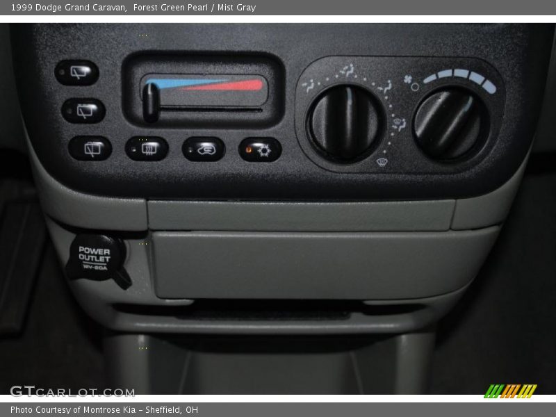 Forest Green Pearl / Mist Gray 1999 Dodge Grand Caravan