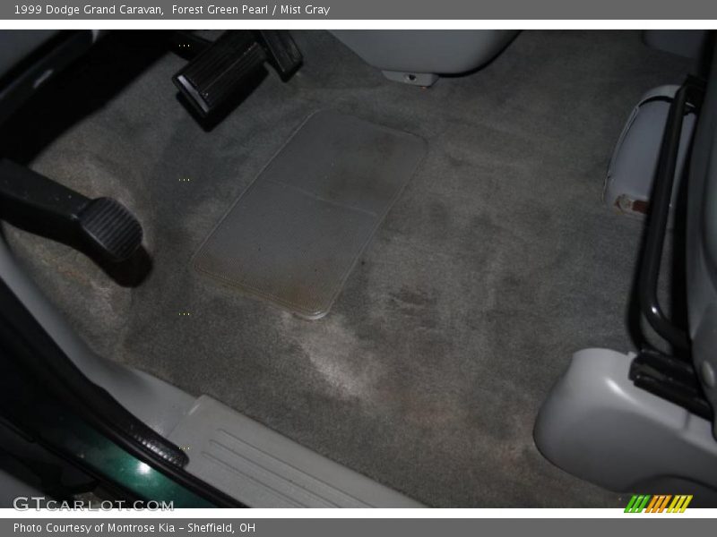 Forest Green Pearl / Mist Gray 1999 Dodge Grand Caravan