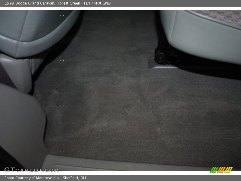 Forest Green Pearl / Mist Gray 1999 Dodge Grand Caravan