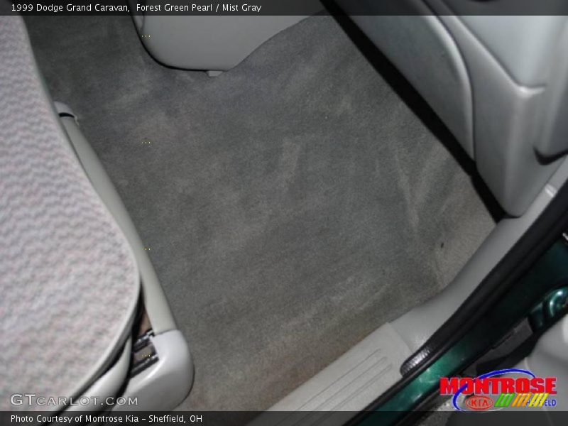 Forest Green Pearl / Mist Gray 1999 Dodge Grand Caravan