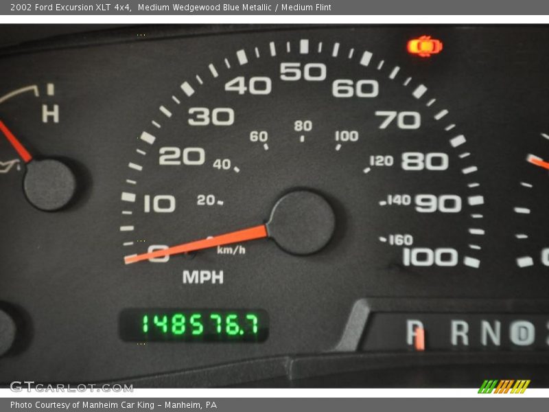 Medium Wedgewood Blue Metallic / Medium Flint 2002 Ford Excursion XLT 4x4