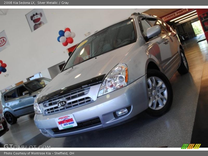 Silver Metallic / Gray 2008 Kia Sedona LX