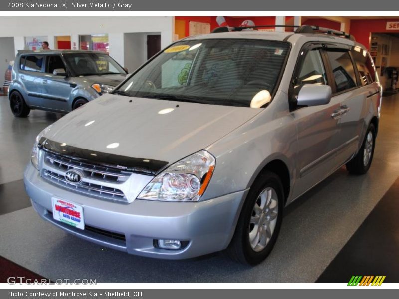 Silver Metallic / Gray 2008 Kia Sedona LX