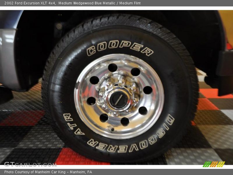 Medium Wedgewood Blue Metallic / Medium Flint 2002 Ford Excursion XLT 4x4