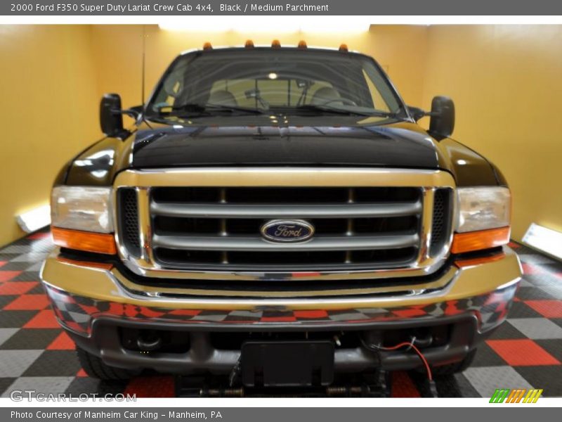 Black / Medium Parchment 2000 Ford F350 Super Duty Lariat Crew Cab 4x4