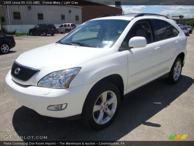 Crystal White / Light Gray 2005 Lexus RX 330 AWD