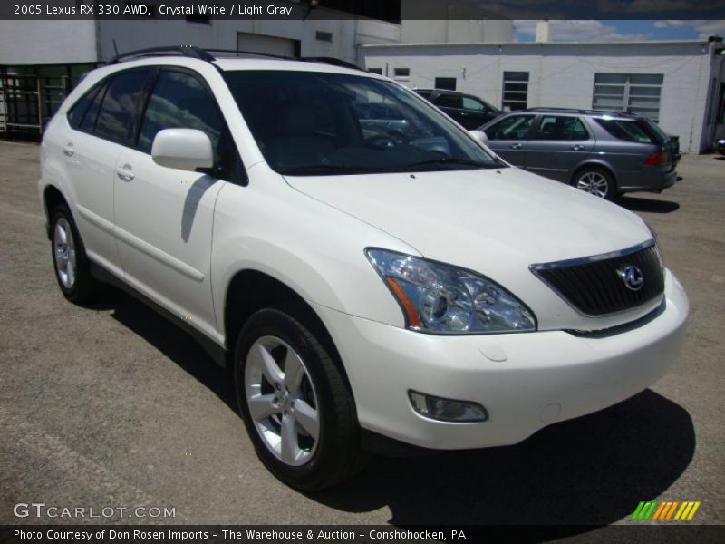 Crystal White / Light Gray 2005 Lexus RX 330 AWD