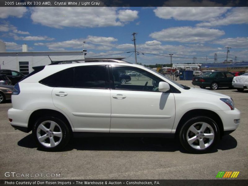 Crystal White / Light Gray 2005 Lexus RX 330 AWD