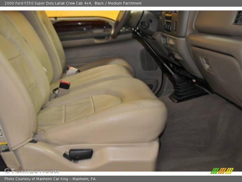 Black / Medium Parchment 2000 Ford F350 Super Duty Lariat Crew Cab 4x4