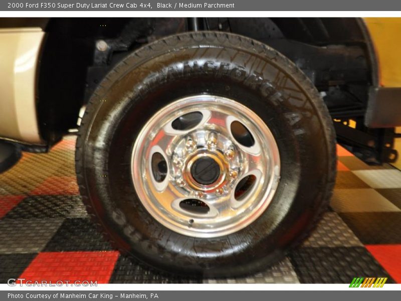 Black / Medium Parchment 2000 Ford F350 Super Duty Lariat Crew Cab 4x4