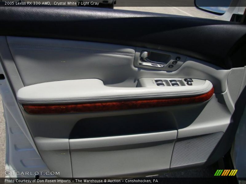 Crystal White / Light Gray 2005 Lexus RX 330 AWD