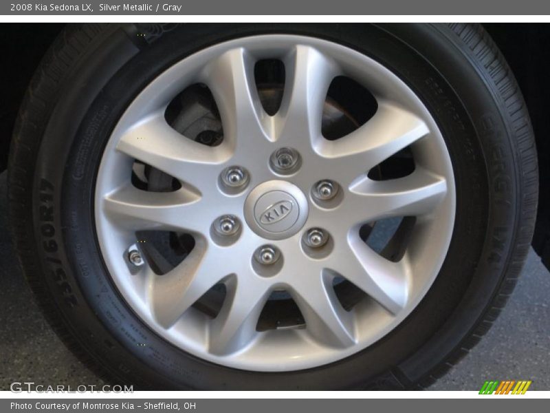Silver Metallic / Gray 2008 Kia Sedona LX