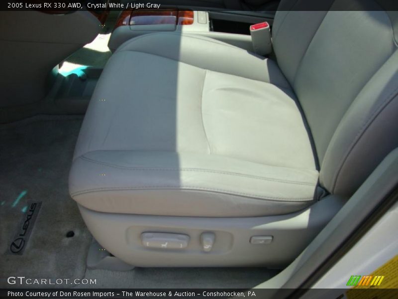 Crystal White / Light Gray 2005 Lexus RX 330 AWD
