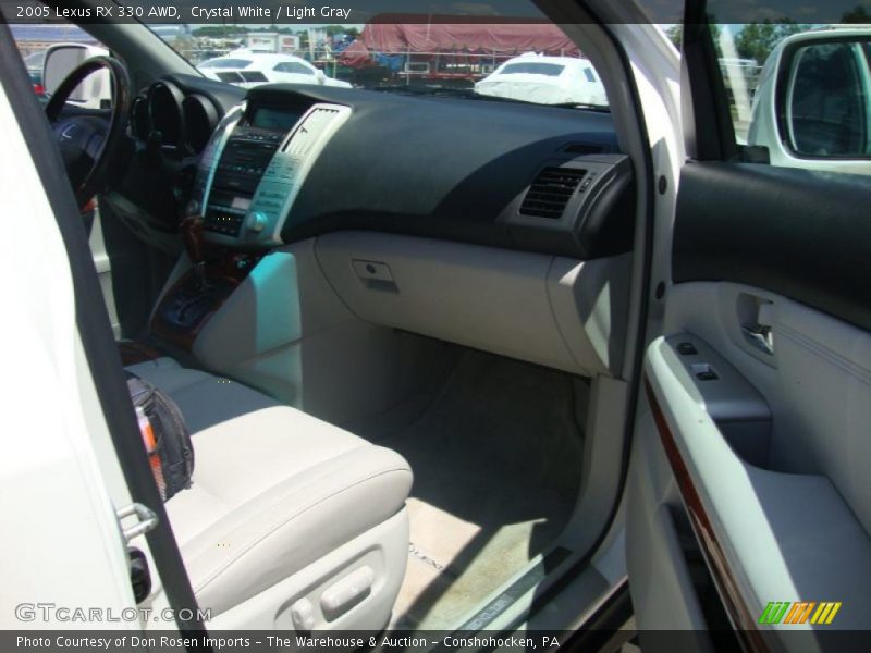 Crystal White / Light Gray 2005 Lexus RX 330 AWD