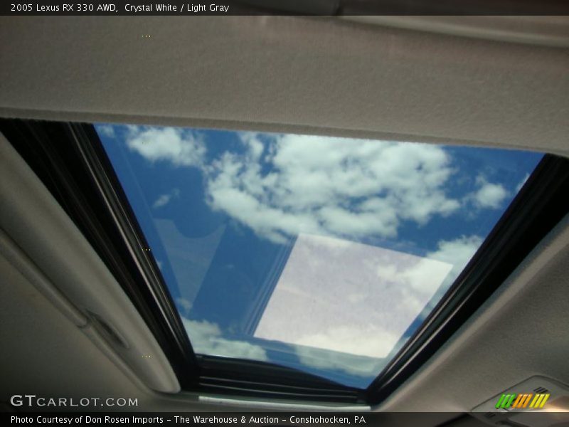 Crystal White / Light Gray 2005 Lexus RX 330 AWD
