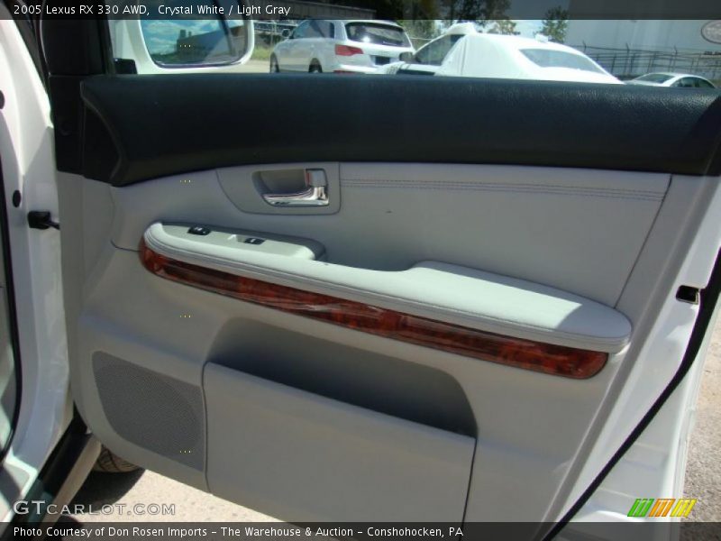 Crystal White / Light Gray 2005 Lexus RX 330 AWD