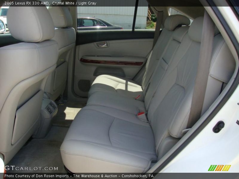 Crystal White / Light Gray 2005 Lexus RX 330 AWD