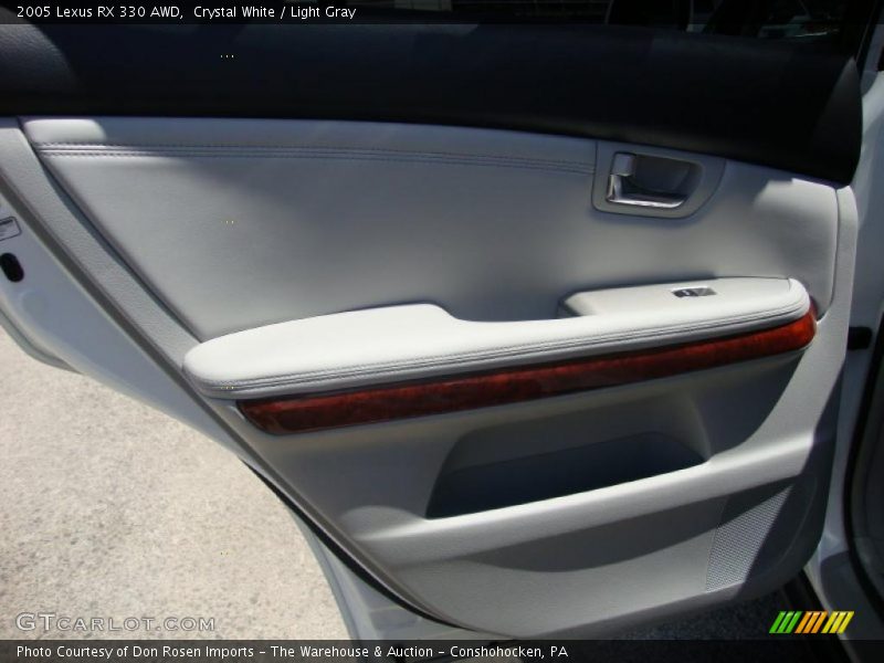Crystal White / Light Gray 2005 Lexus RX 330 AWD