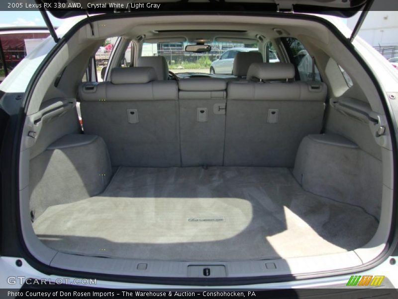 Crystal White / Light Gray 2005 Lexus RX 330 AWD