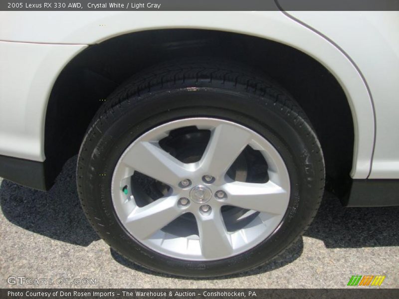 Crystal White / Light Gray 2005 Lexus RX 330 AWD