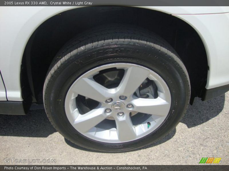 Crystal White / Light Gray 2005 Lexus RX 330 AWD