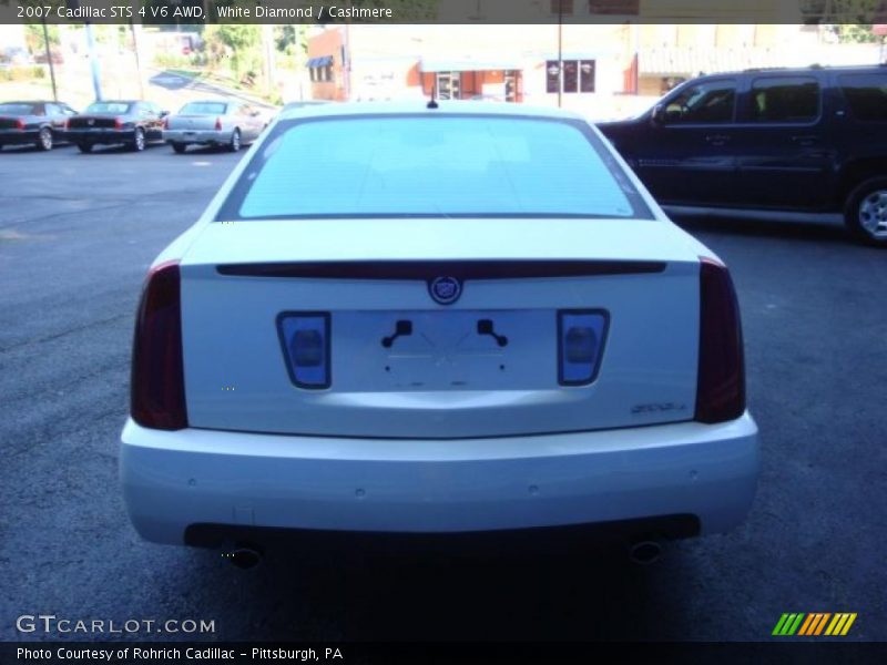 White Diamond / Cashmere 2007 Cadillac STS 4 V6 AWD