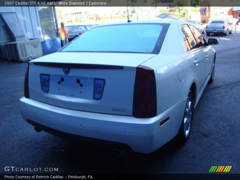 White Diamond / Cashmere 2007 Cadillac STS 4 V6 AWD