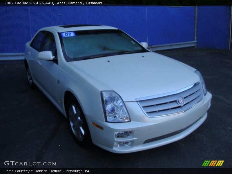 White Diamond / Cashmere 2007 Cadillac STS 4 V6 AWD