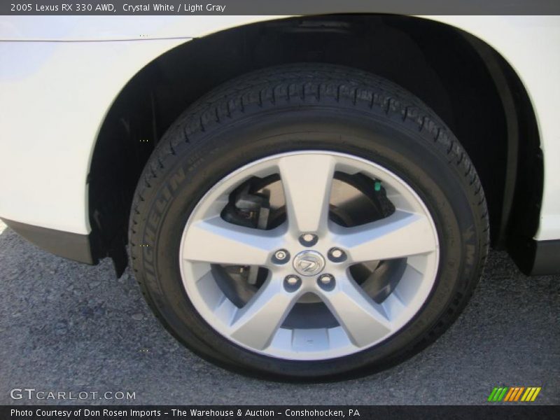 Crystal White / Light Gray 2005 Lexus RX 330 AWD