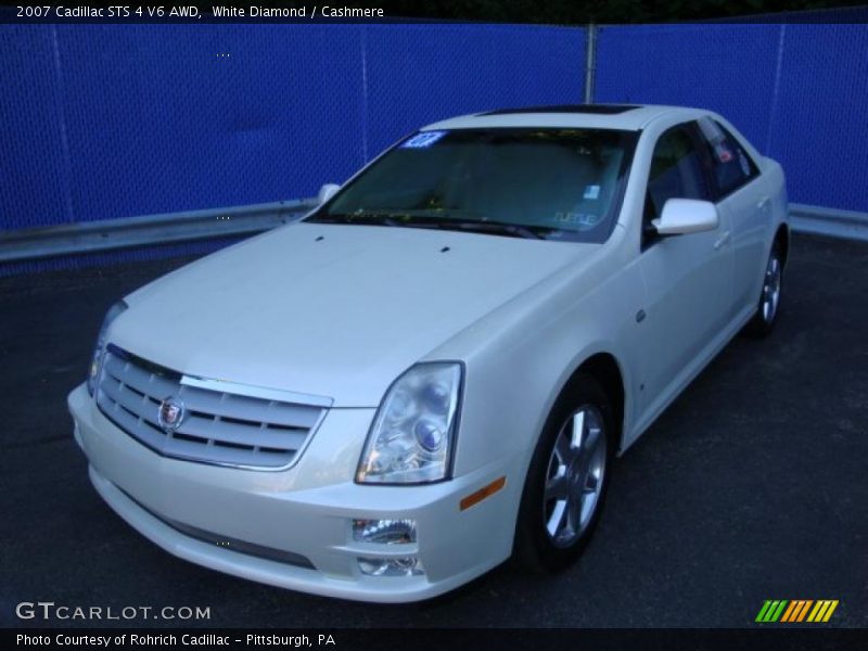 White Diamond / Cashmere 2007 Cadillac STS 4 V6 AWD