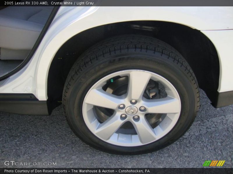 Crystal White / Light Gray 2005 Lexus RX 330 AWD