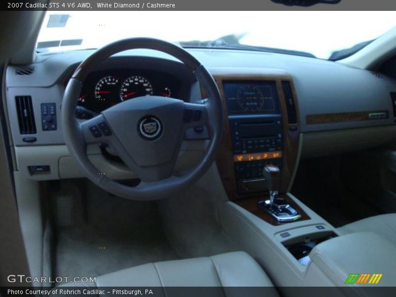 White Diamond / Cashmere 2007 Cadillac STS 4 V6 AWD