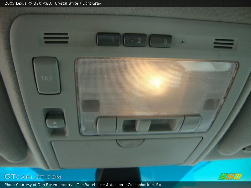 Crystal White / Light Gray 2005 Lexus RX 330 AWD