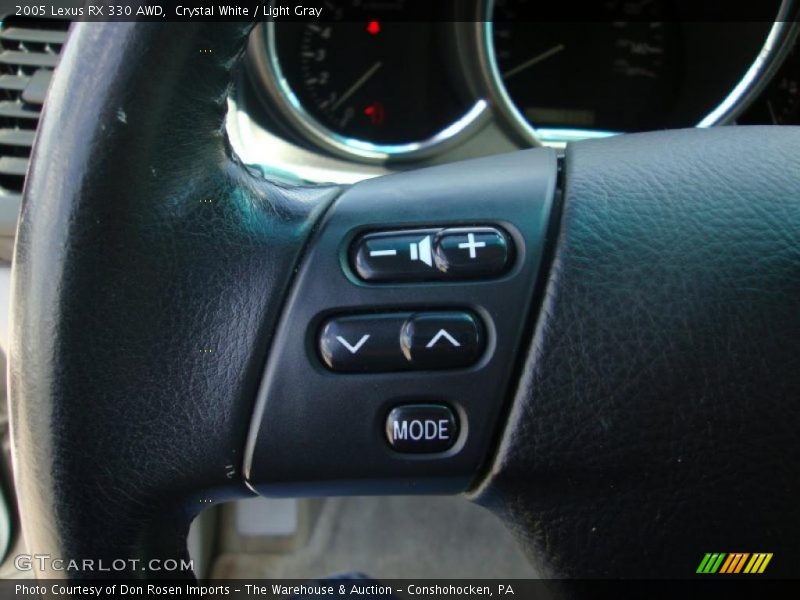Crystal White / Light Gray 2005 Lexus RX 330 AWD