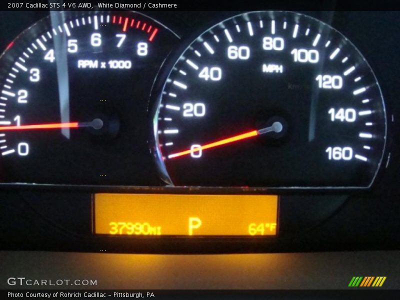 White Diamond / Cashmere 2007 Cadillac STS 4 V6 AWD