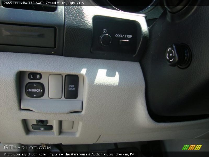 Crystal White / Light Gray 2005 Lexus RX 330 AWD