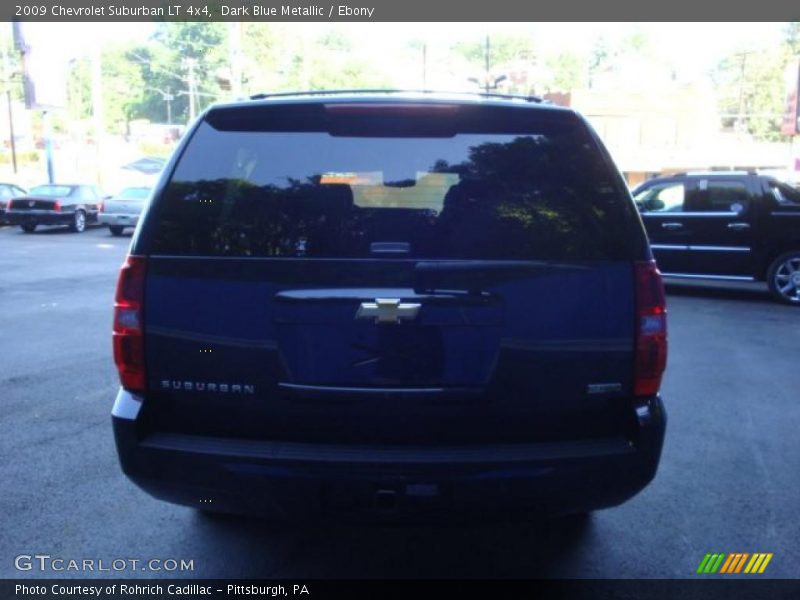 Dark Blue Metallic / Ebony 2009 Chevrolet Suburban LT 4x4