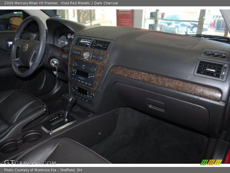 Vivid Red Metallic / Dark Charcoal 2009 Mercury Milan V6 Premier