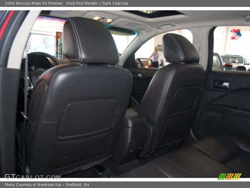 Vivid Red Metallic / Dark Charcoal 2009 Mercury Milan V6 Premier