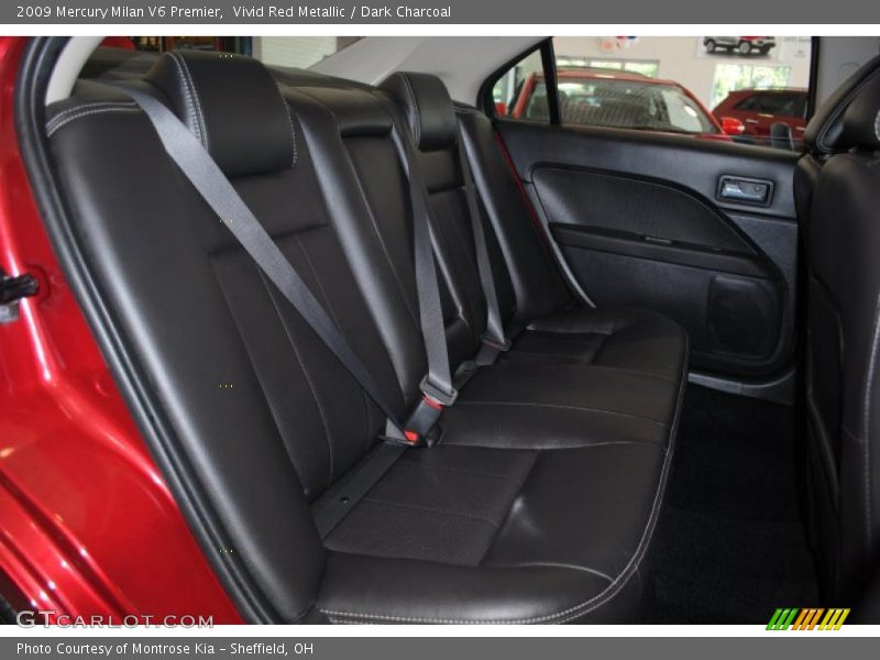 Vivid Red Metallic / Dark Charcoal 2009 Mercury Milan V6 Premier