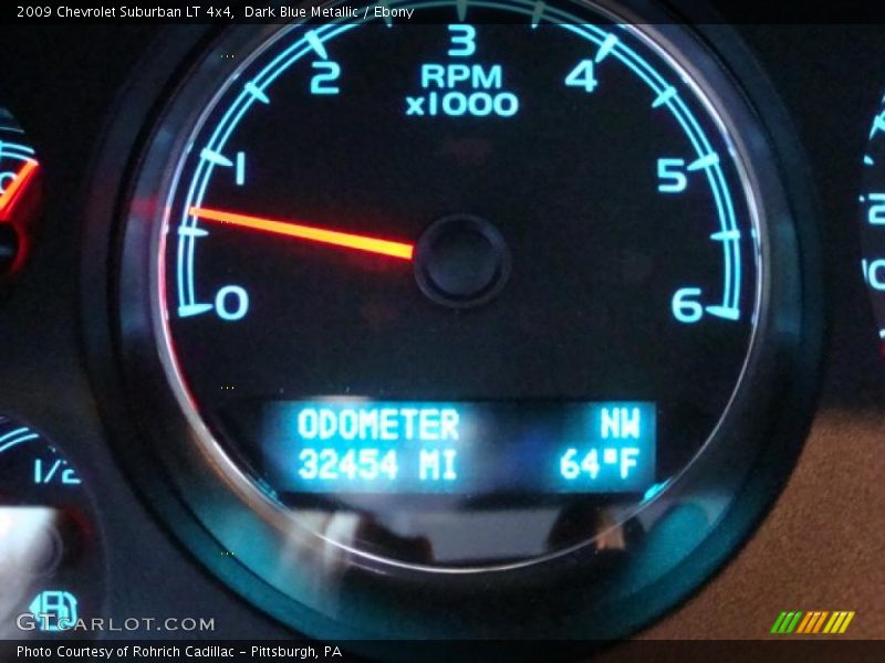 Dark Blue Metallic / Ebony 2009 Chevrolet Suburban LT 4x4