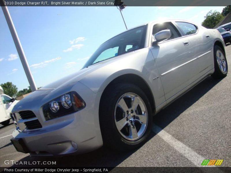 Bright Silver Metallic / Dark Slate Gray 2010 Dodge Charger R/T