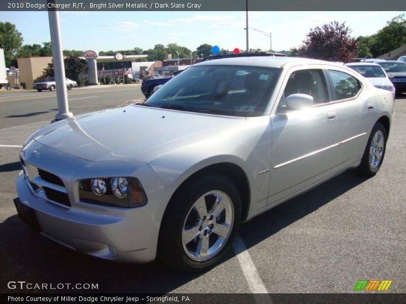 Bright Silver Metallic / Dark Slate Gray 2010 Dodge Charger R/T