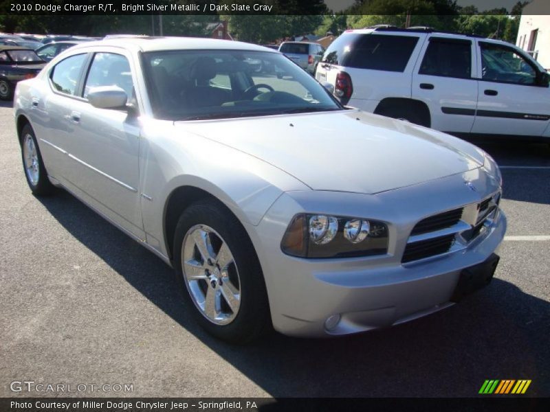 Bright Silver Metallic / Dark Slate Gray 2010 Dodge Charger R/T