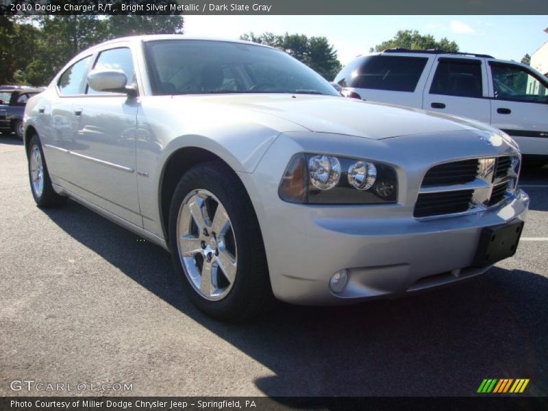 Bright Silver Metallic / Dark Slate Gray 2010 Dodge Charger R/T