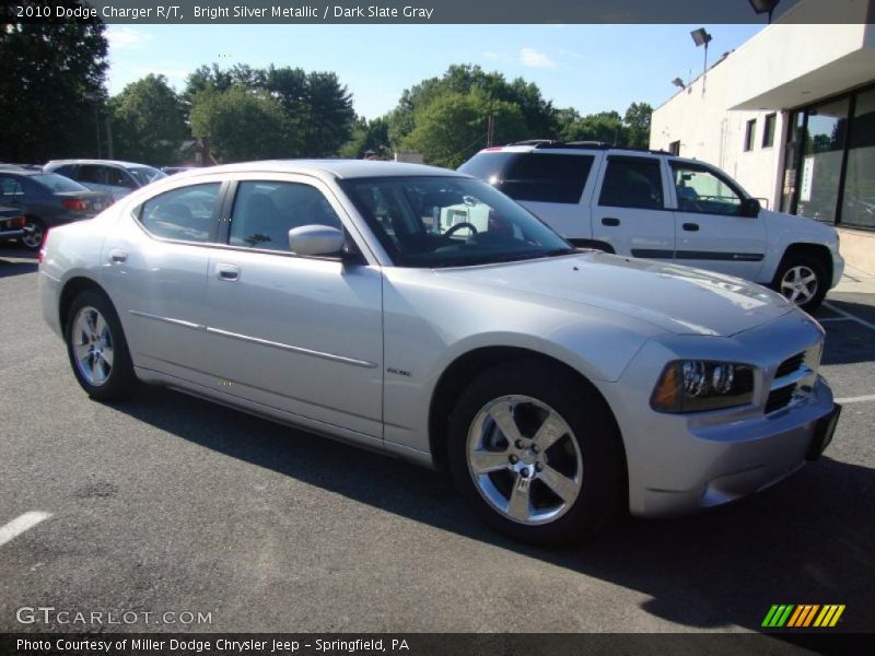 Bright Silver Metallic / Dark Slate Gray 2010 Dodge Charger R/T