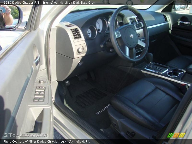 Bright Silver Metallic / Dark Slate Gray 2010 Dodge Charger R/T