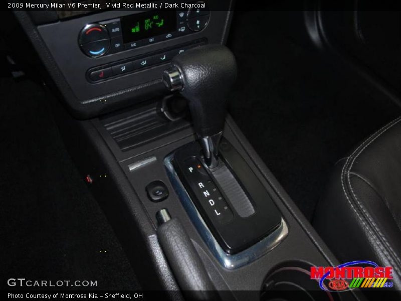 Vivid Red Metallic / Dark Charcoal 2009 Mercury Milan V6 Premier