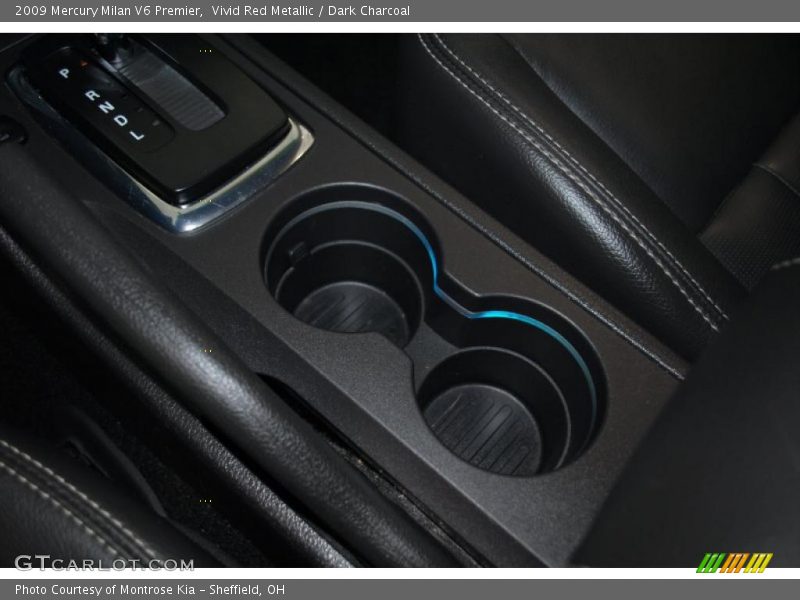 Vivid Red Metallic / Dark Charcoal 2009 Mercury Milan V6 Premier