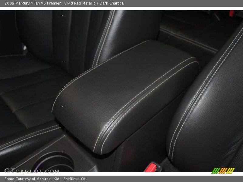 Vivid Red Metallic / Dark Charcoal 2009 Mercury Milan V6 Premier